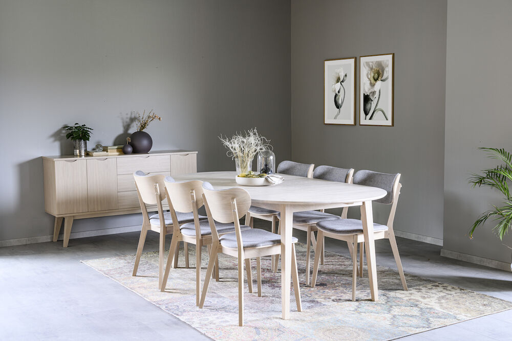 Filippa sideboard 150cm vitpigmenterad ek - Bild 6