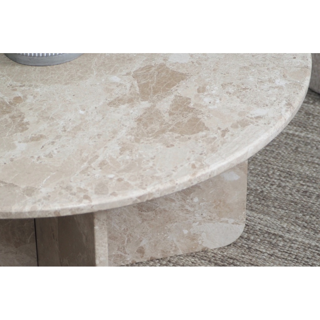 Blanc Soffbord – Ø85 cm | Lepard
