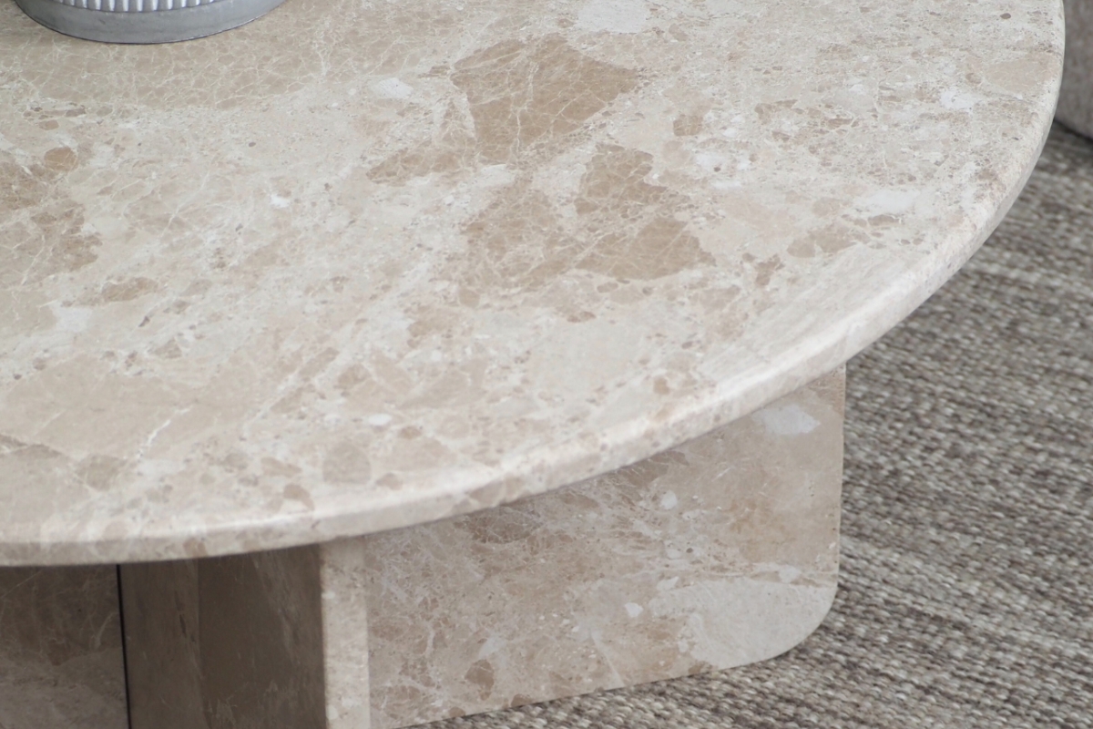 Blanc Soffbord – Ø85 cm | Lepard