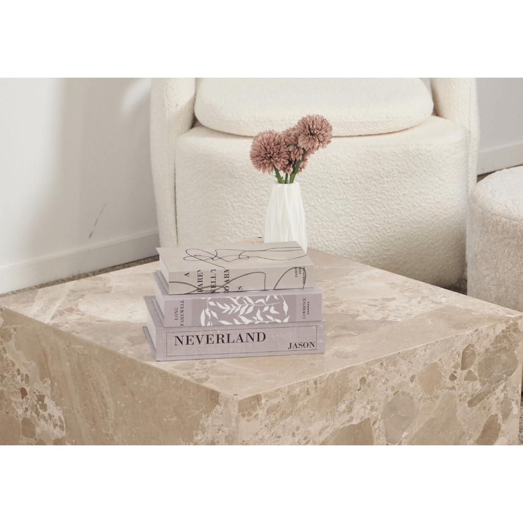 Soffbord Lepard Marmor – 65x65 cm | Exklusiv Marmor