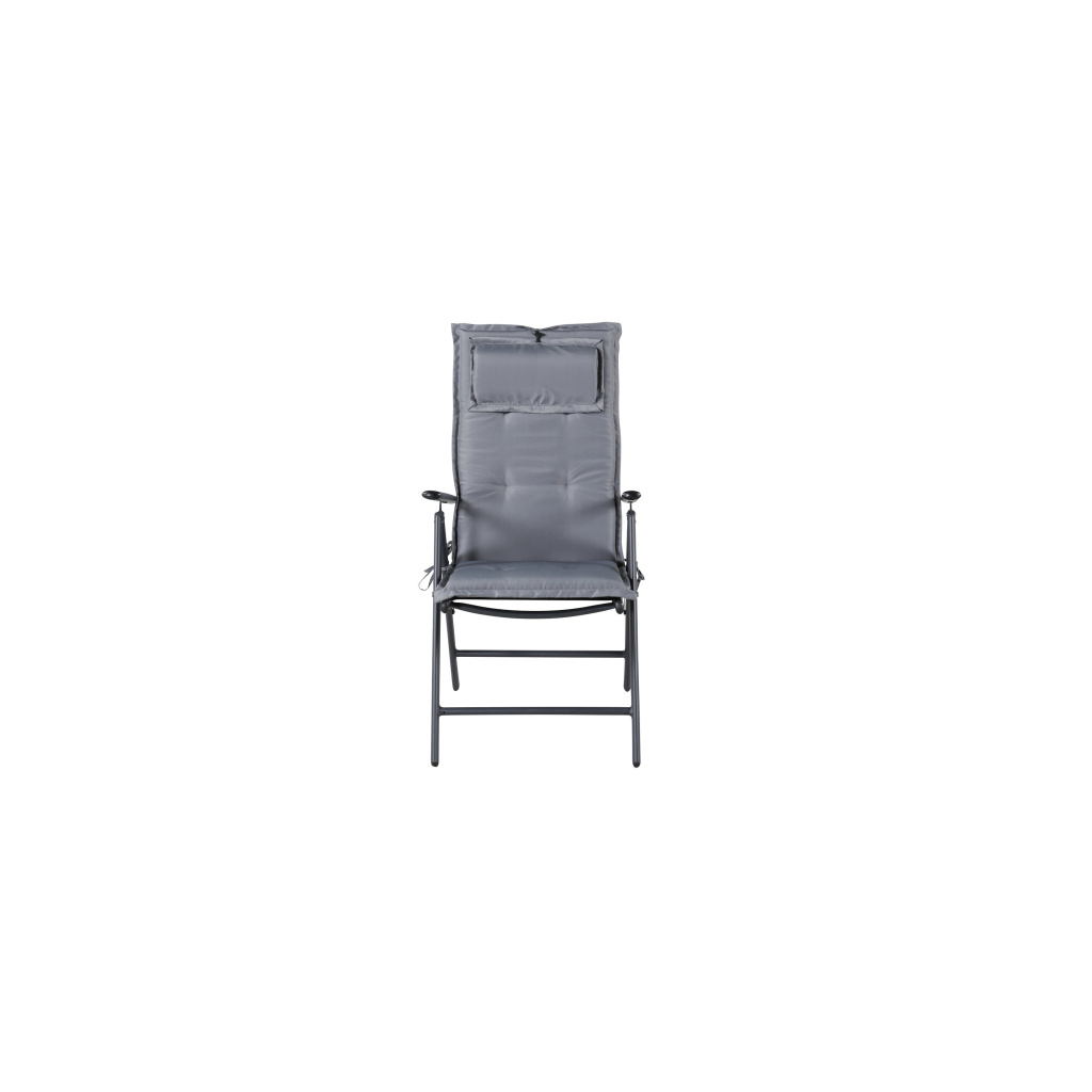 Hanna 5 Position Cushion with Pillow - Grey Polyester