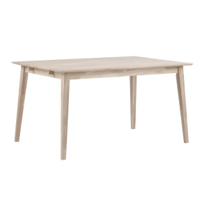 Filippa matbord 140 vitpigmenterad ek