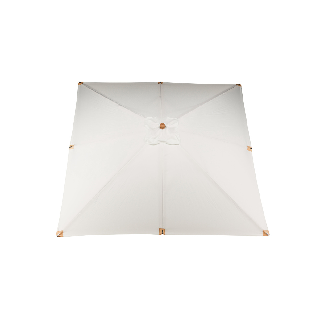 Naxos Umbrella - 3*3m - Trä / Ecru Tyg