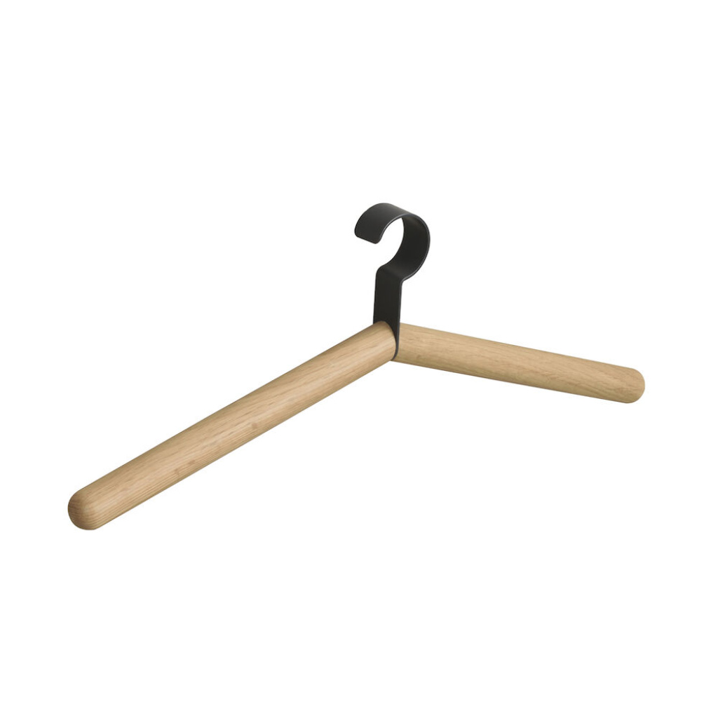 Milford galge ek/svart metall - 4 pack
