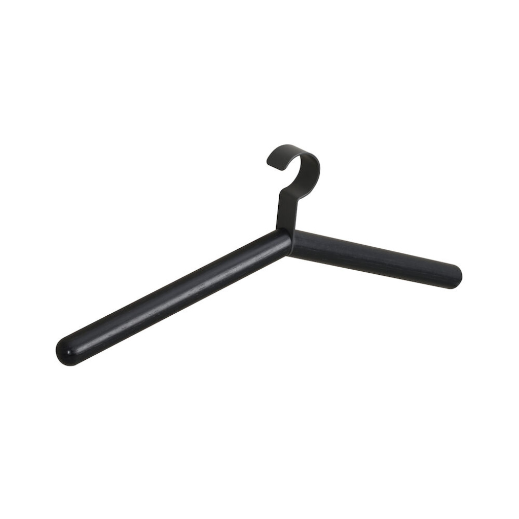 Milford galge svart ek/svart metall -  4 pack