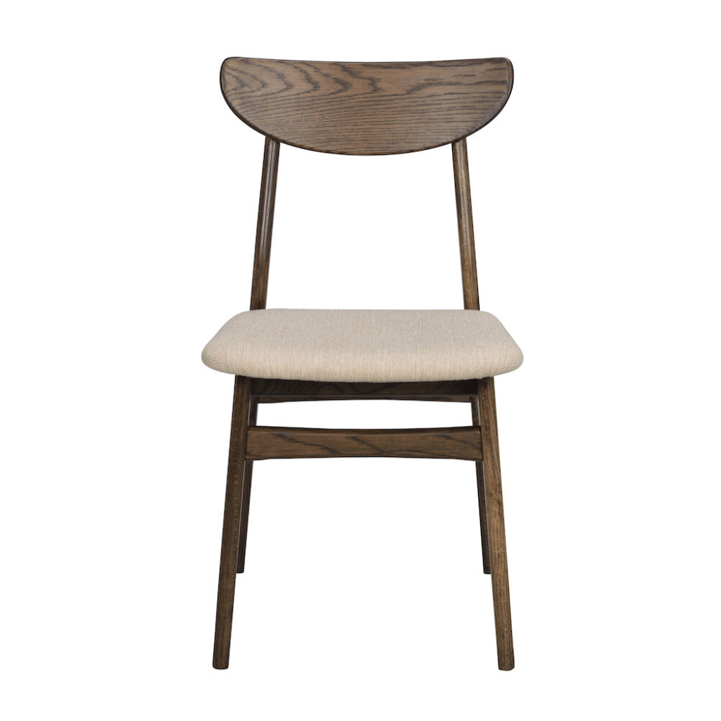 Rodham stol brun ek/beige