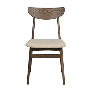 Rodham stol brun ek/beige