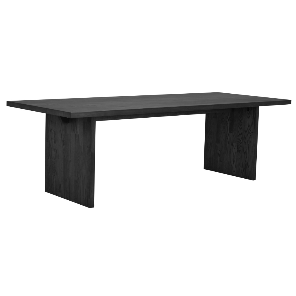 Emmett matbord 240 svart ask