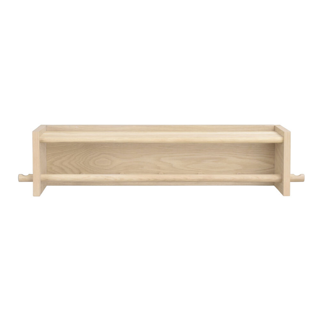 Hillmond hatthylla 80 vitpigmenterad ek