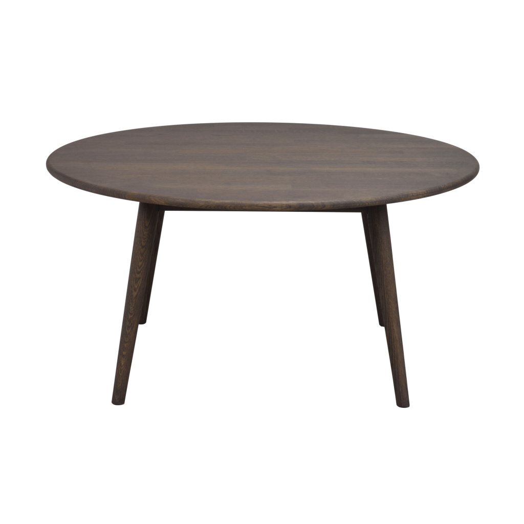 Tompkins soffbord runt Ø90 brun ek