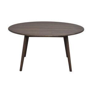 Tompkins soffbord runt Ø90 brun ek