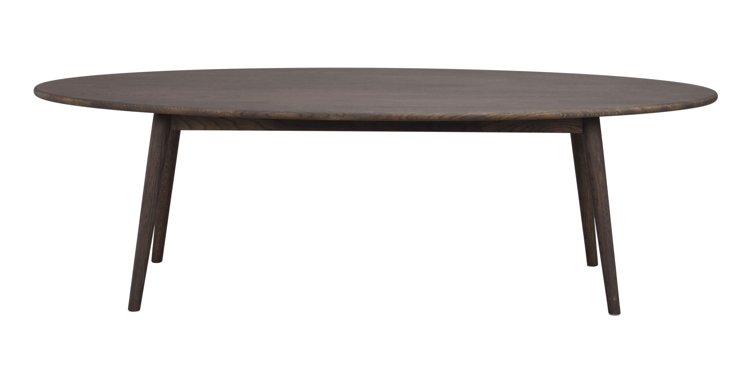 Tompkins soffbord ellips 150x60 brun ek