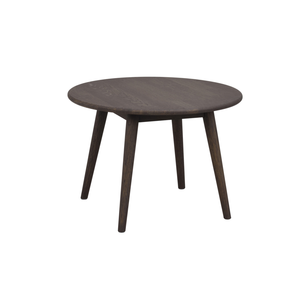 Tompkins soffbord runt Ø60 brun ek