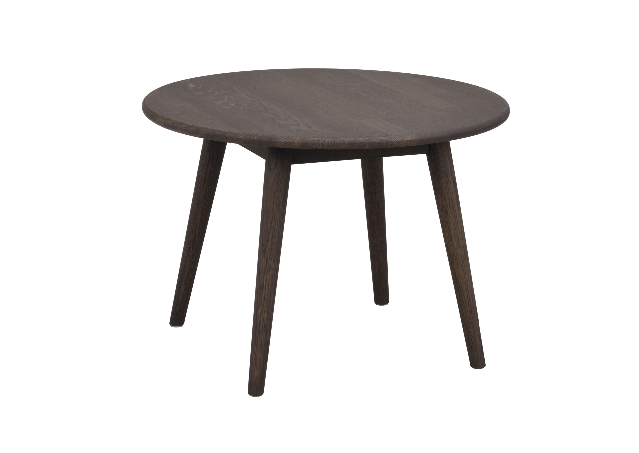 Tompkins soffbord runt Ø60 brun ek