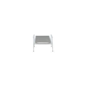 Break - Sun Lounge - Vit / Grey - Aluminium / Textilene -