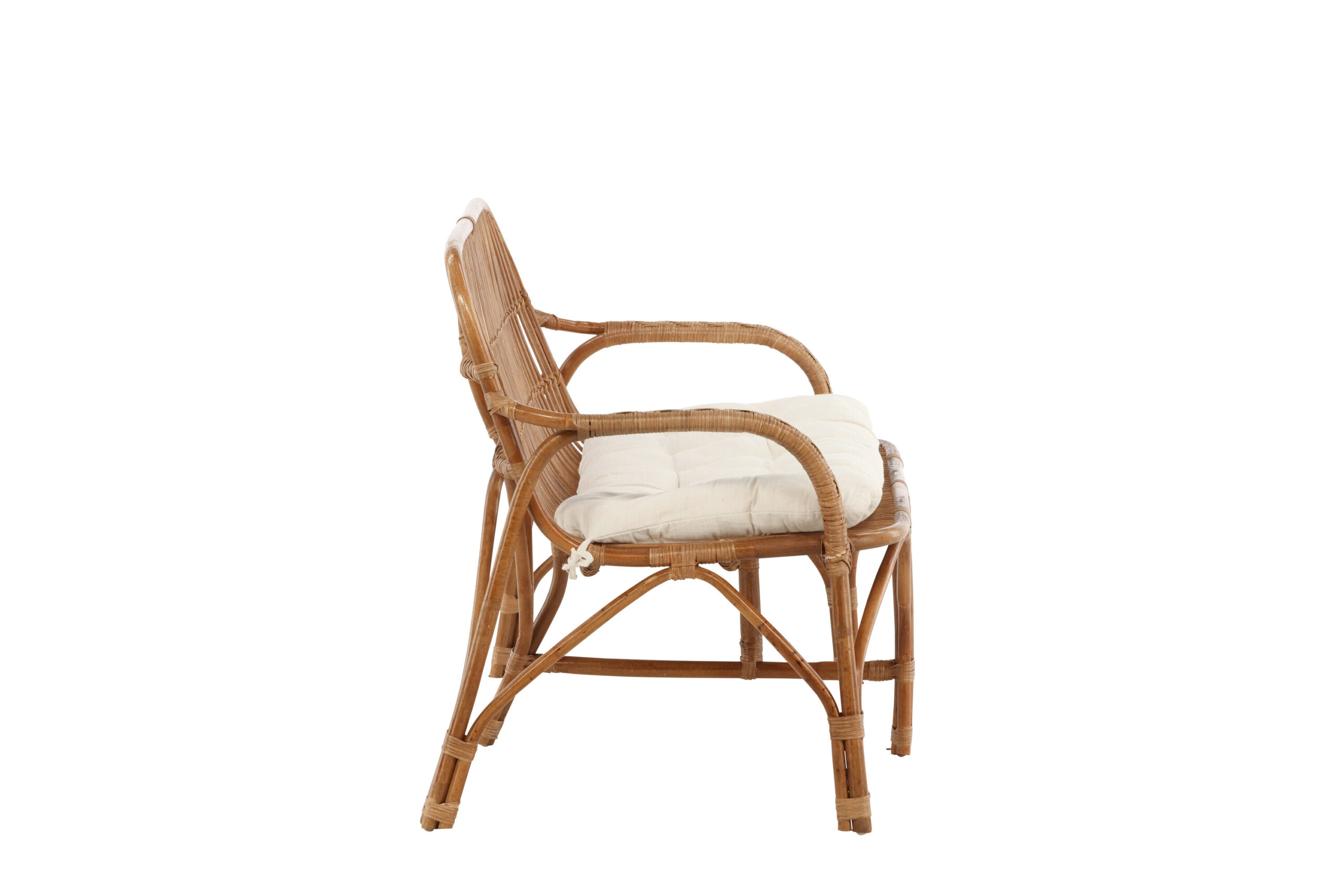 Nella Soffa Rattan Nature - inc Offwhite Cushion | Soffgrupp