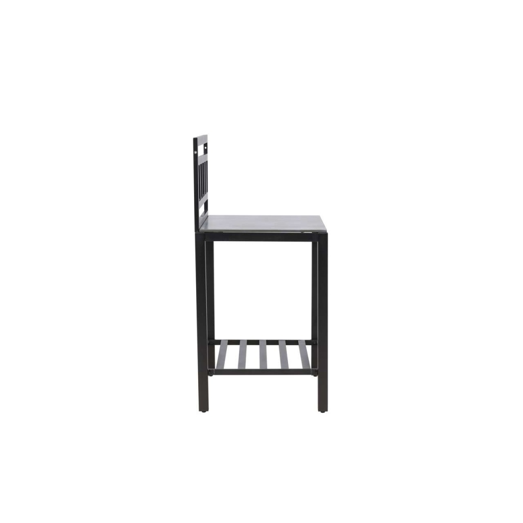 Alicante garden kitchen table w/o hole black/fiber concrete