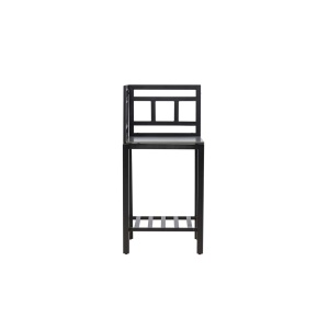 Alicante garden kitchen corner table black/fiber concrete