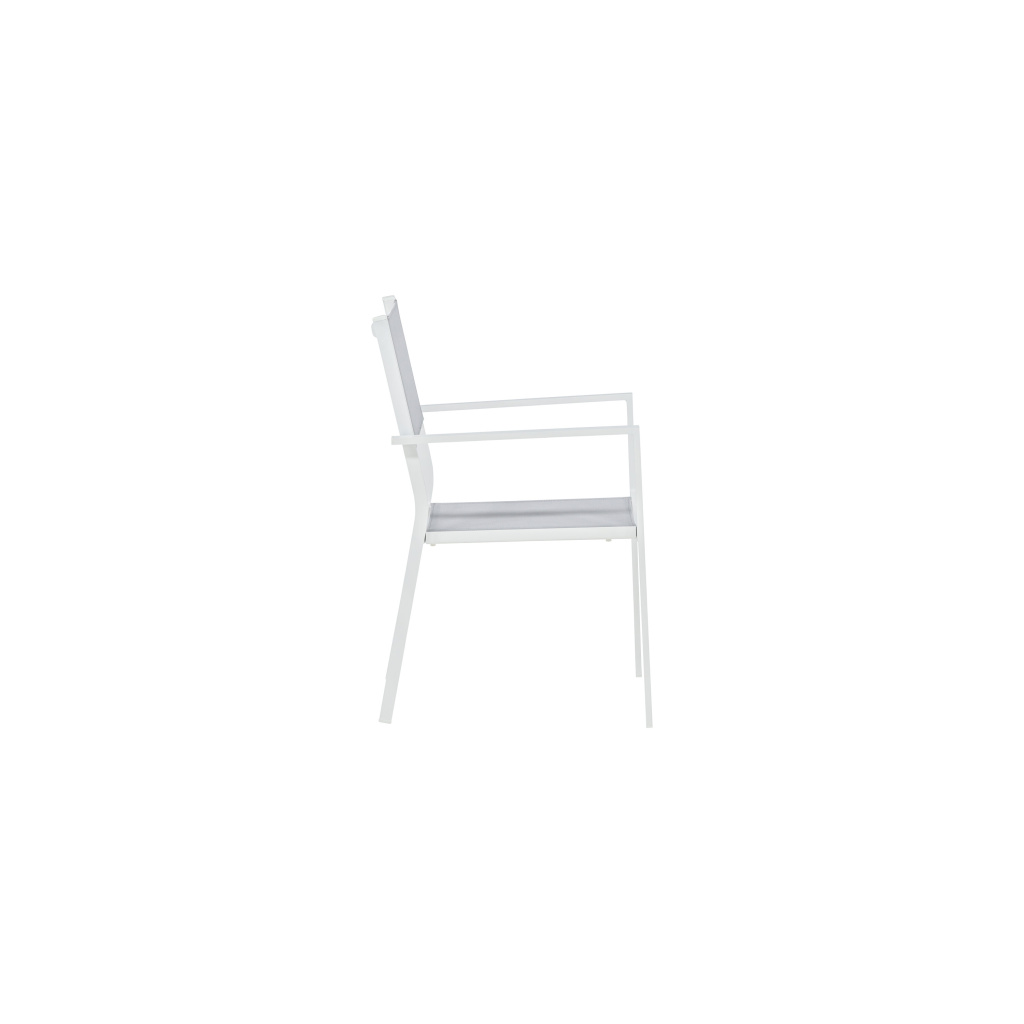 Copacabana stapelstol - Vit/Grey