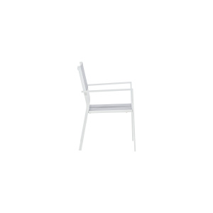 Copacabana stapelstol - Vit/Grey