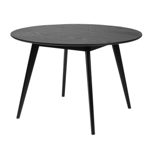 Yumi matbord runt 115 svartbetsad ask