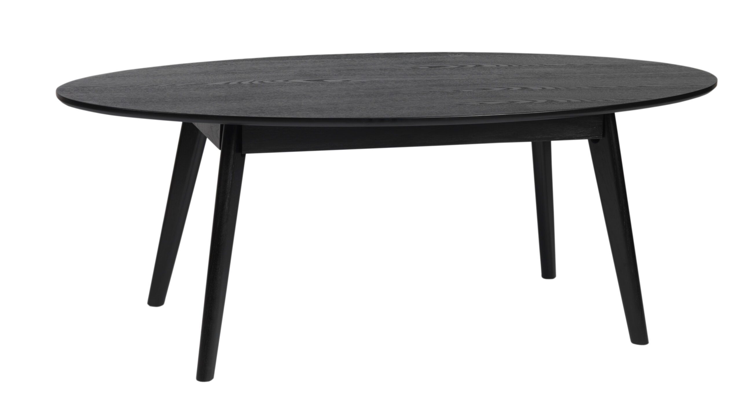 Yumi soffbord ovalt 130x65 svartbets