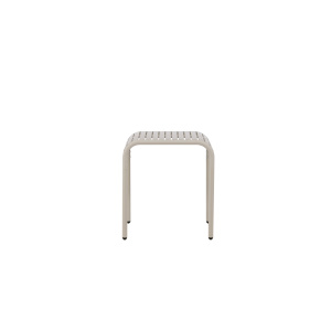 Borneo Cafetable Aluminium - Beige / Kvadrat 70*70*
