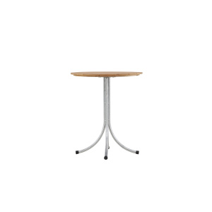 Holmsund Cafetable Zink - Teak / Runt ø65