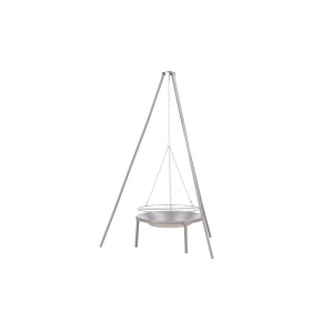 Ukunda Firepit/Grill Steel - Silver