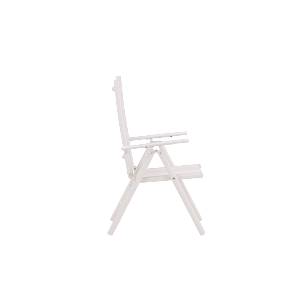 Break Middagchair Alumnium - Vit / Textilene