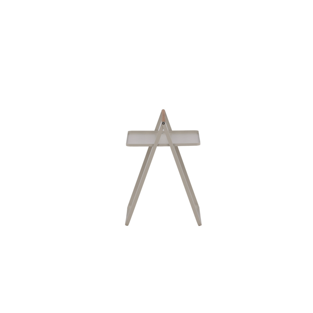 Clarin Sidetable Steel - Beige / Rektangulär 40*45*50