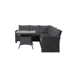 Watford Corner sofa - Svart/Grey