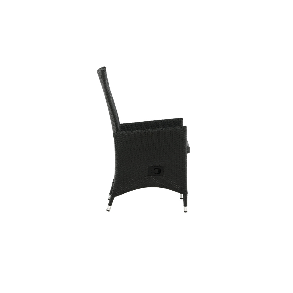 Padova Stol (Recliner) - Svart/Grey | Stol för matbord