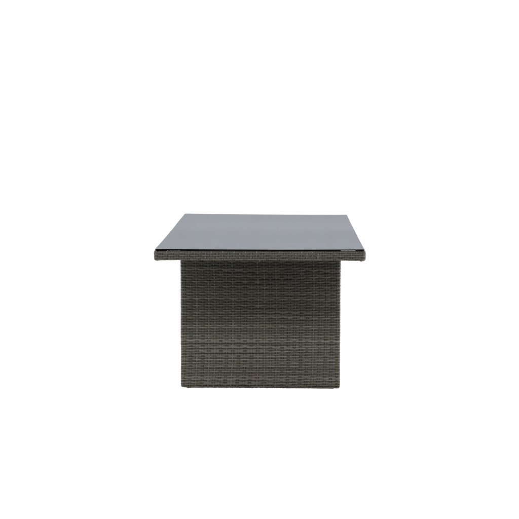 Padova Bord 200*100 - Grey/Glas