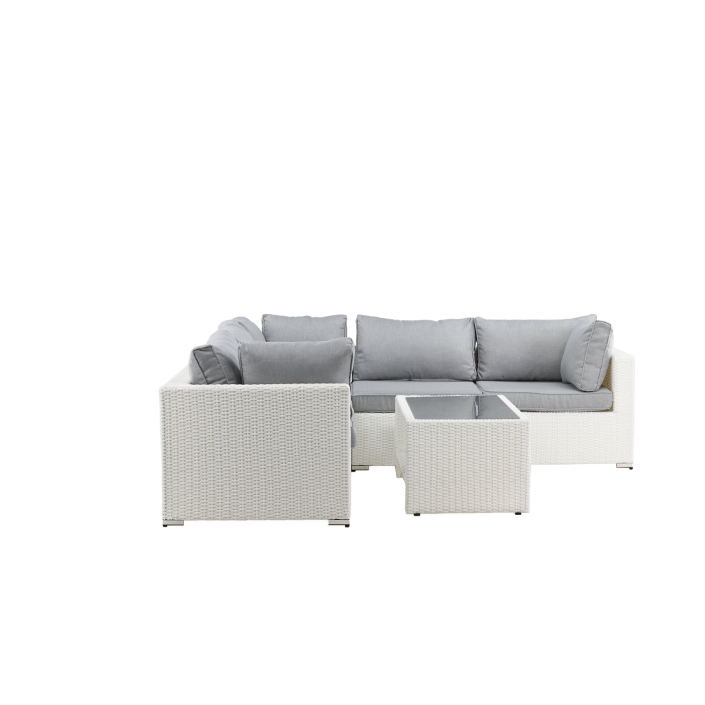 Amazon Module Soffa set 3+2+1 - Vit/Grey | Soffgrupp