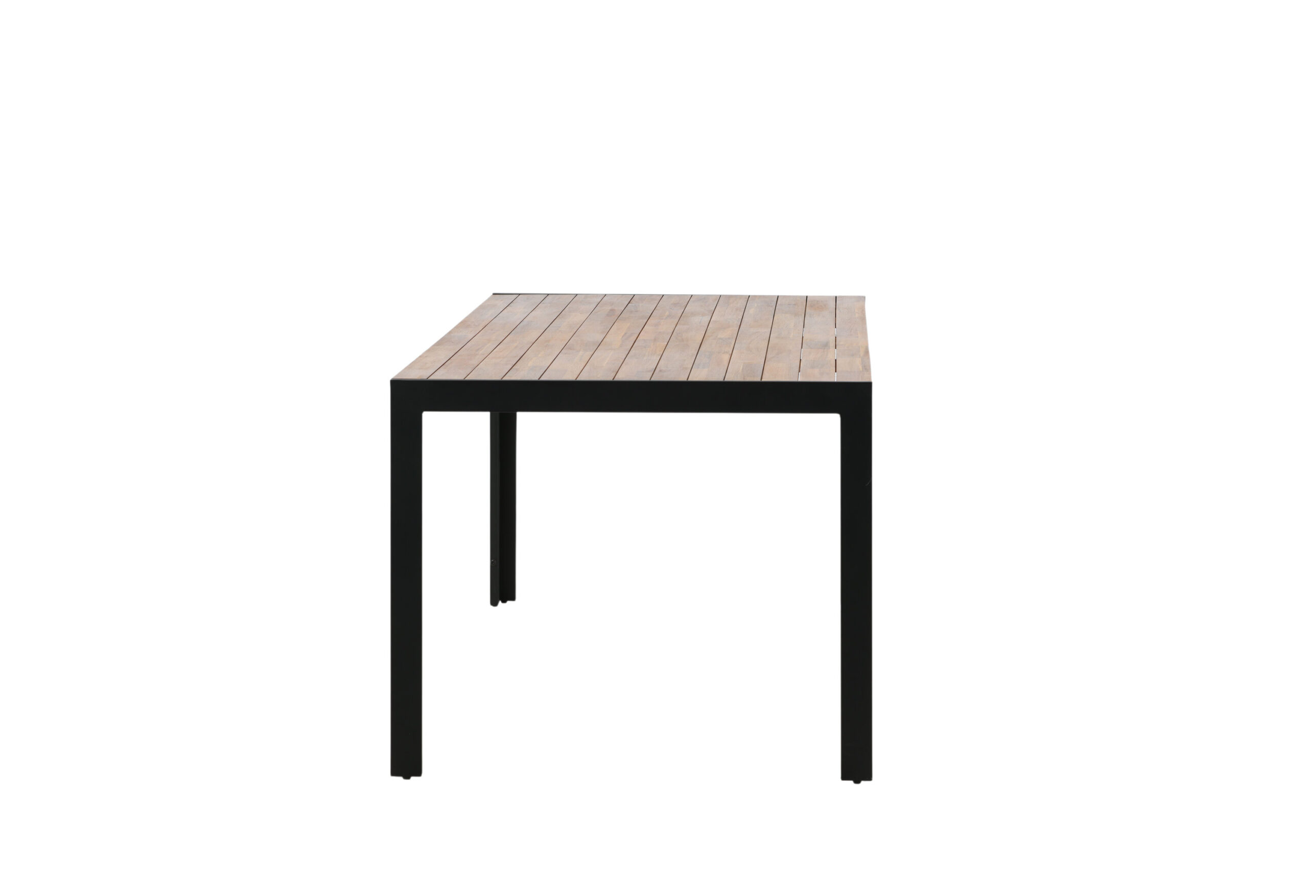 Bois Middag table 205*90cm - Svart Legs / Akacia