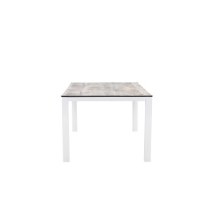 Llama Matbord 205*100 - Vit Alu / Grey HPL | Matgrupp