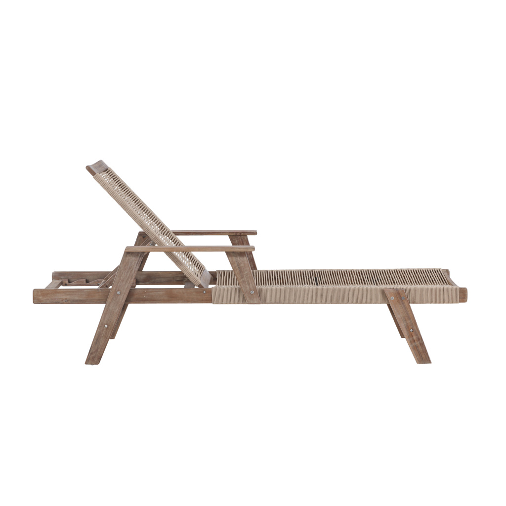 Little John Sunbed Akacia - Dark brown / Beige