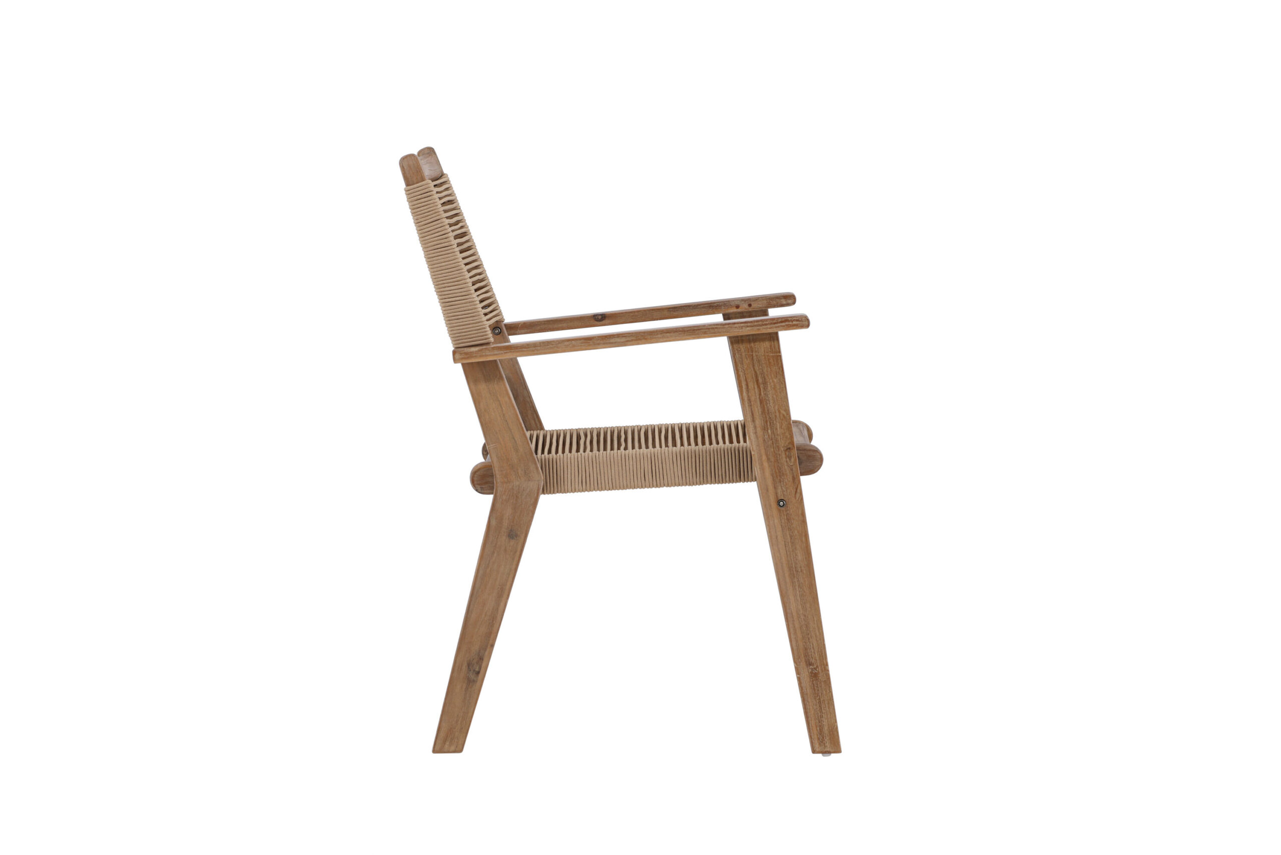 Peter Middagchair Akacia - Dark brown / Beige