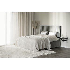 Riggins sänggavel 194cm svart ek