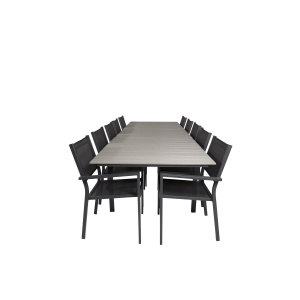Levels Bord 229/310 - Svart/Grey - Copacabana stapelstol - Svart/Svart 10