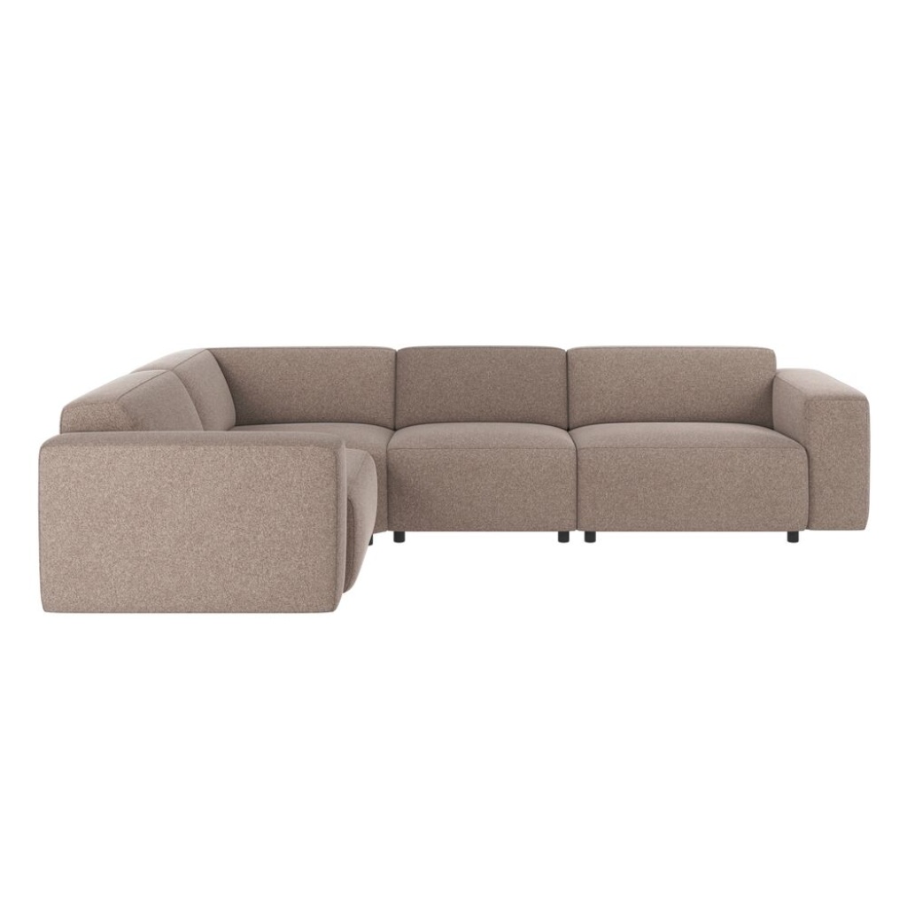 Willard hörnsoffa 2+3-sits beige tyg Brenda