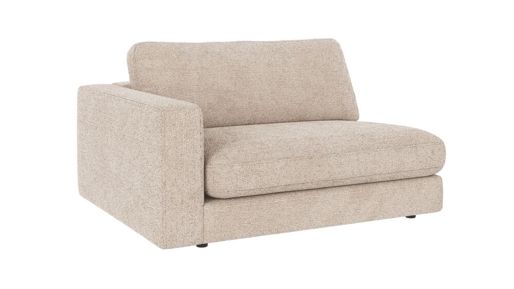 Duncan 1,5-sits V/fåtölj ljusgrått Robin