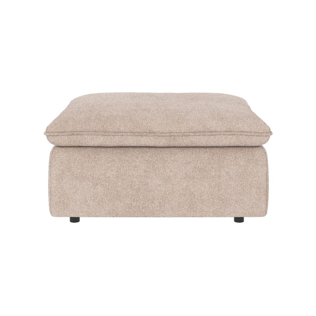 Rawlins fotpall ljusbeige tyg Greg 3