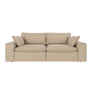 Rawlins soffa 3-sits beige tyg Bobby