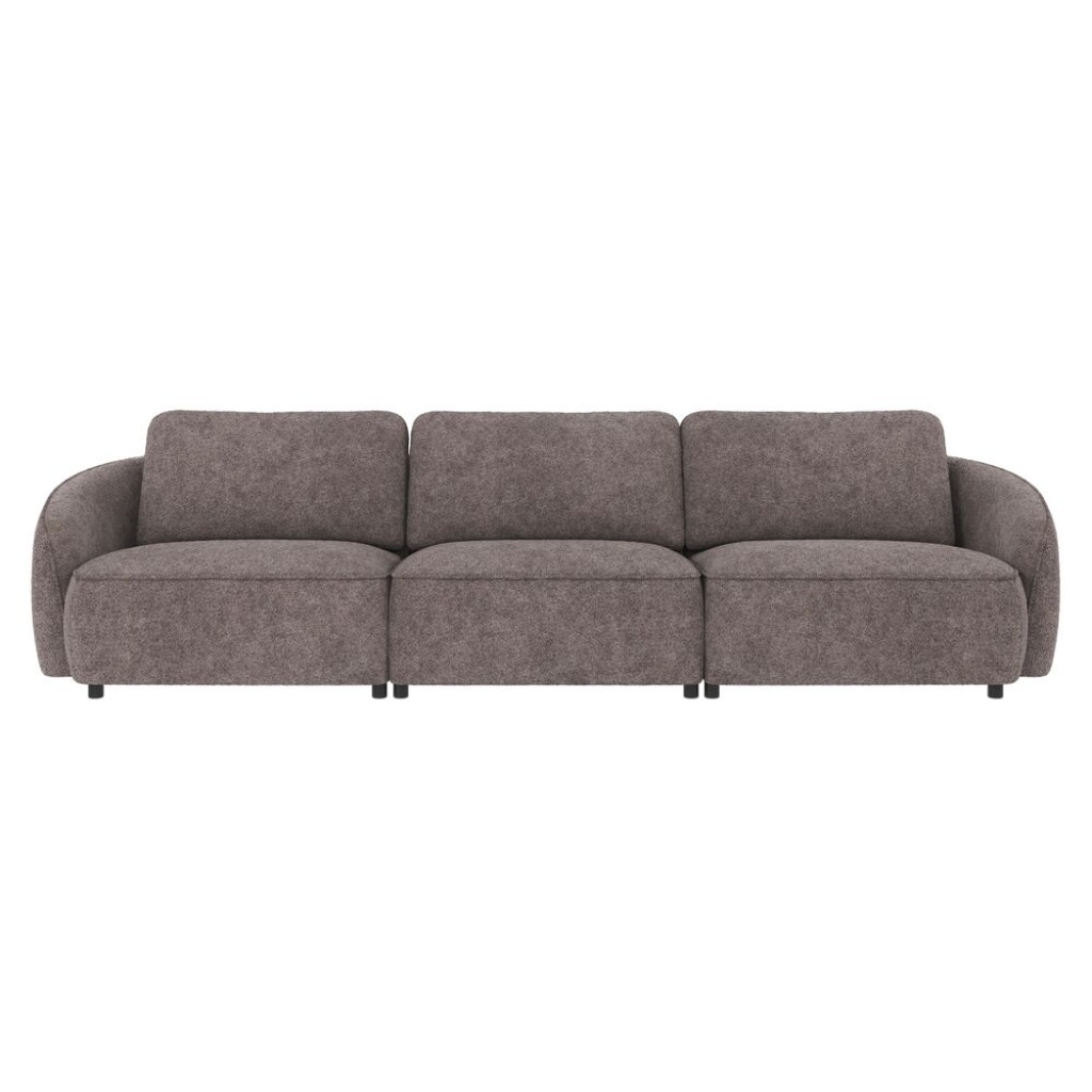Norris soffa 4-sits mörkgrått tyg Anna #18