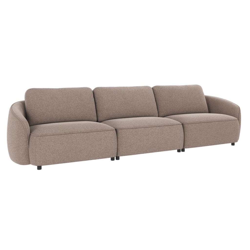 Norris soffa 4-sits beige tyg Brenda #34