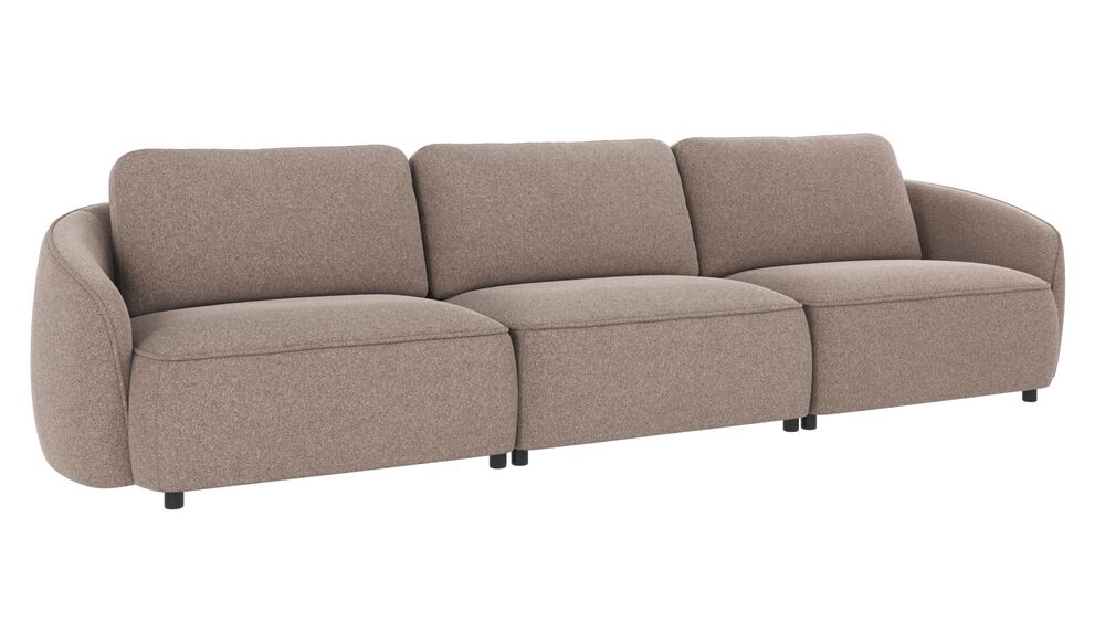 Norris soffa 4-sits beige tyg Brenda #34