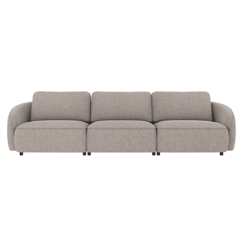 Norris soffa 4-sits grått tyg Bobby 7