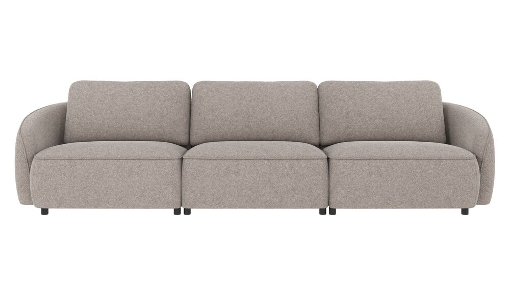 Norris soffa 4-sits grått tyg Bobby 7